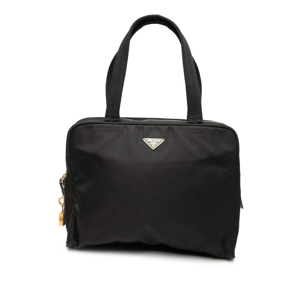 Prada Tessuto Tote Black Good - Front View