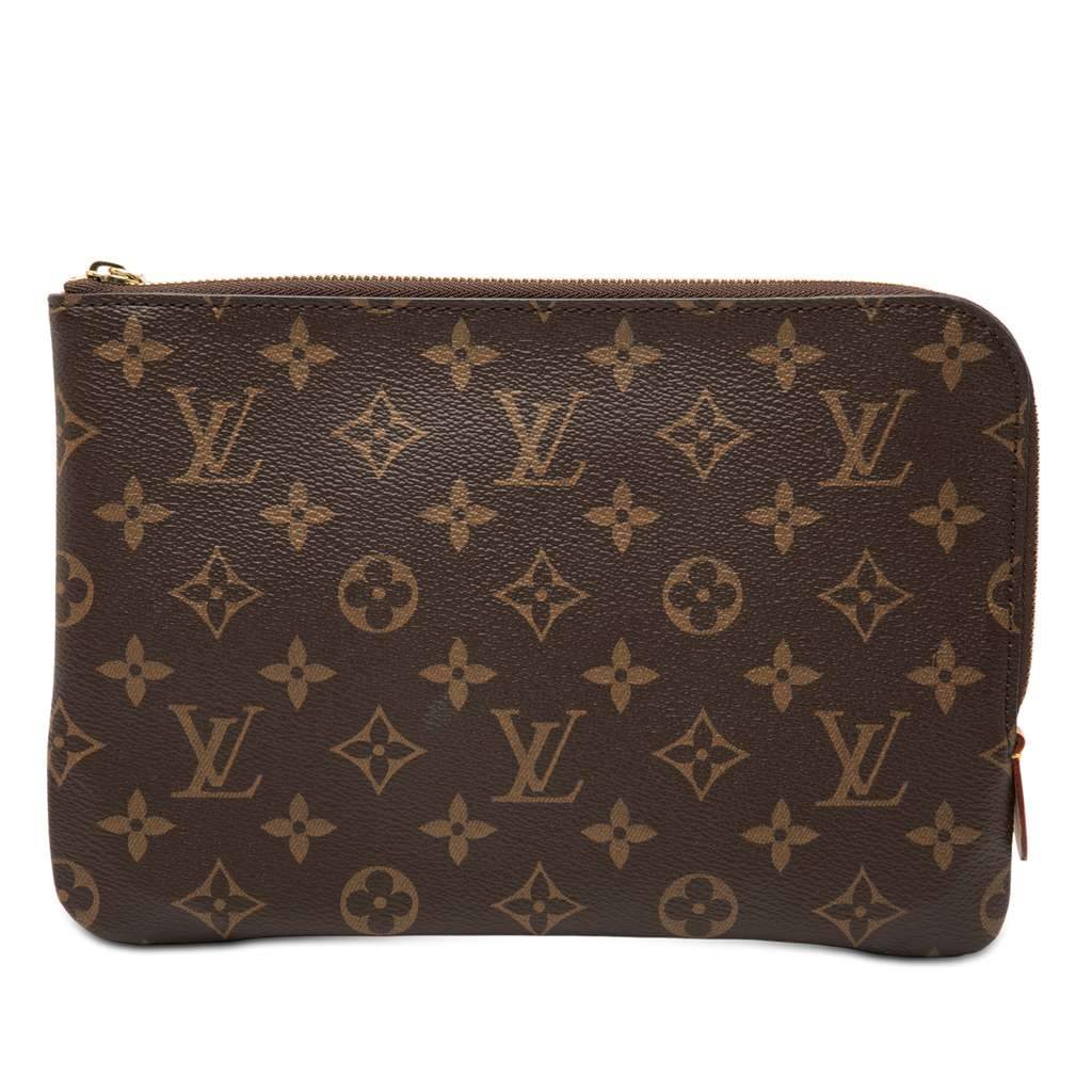 Louis Vuitton Monogram Etui Voyageur PM Brown Very good condition - Front View