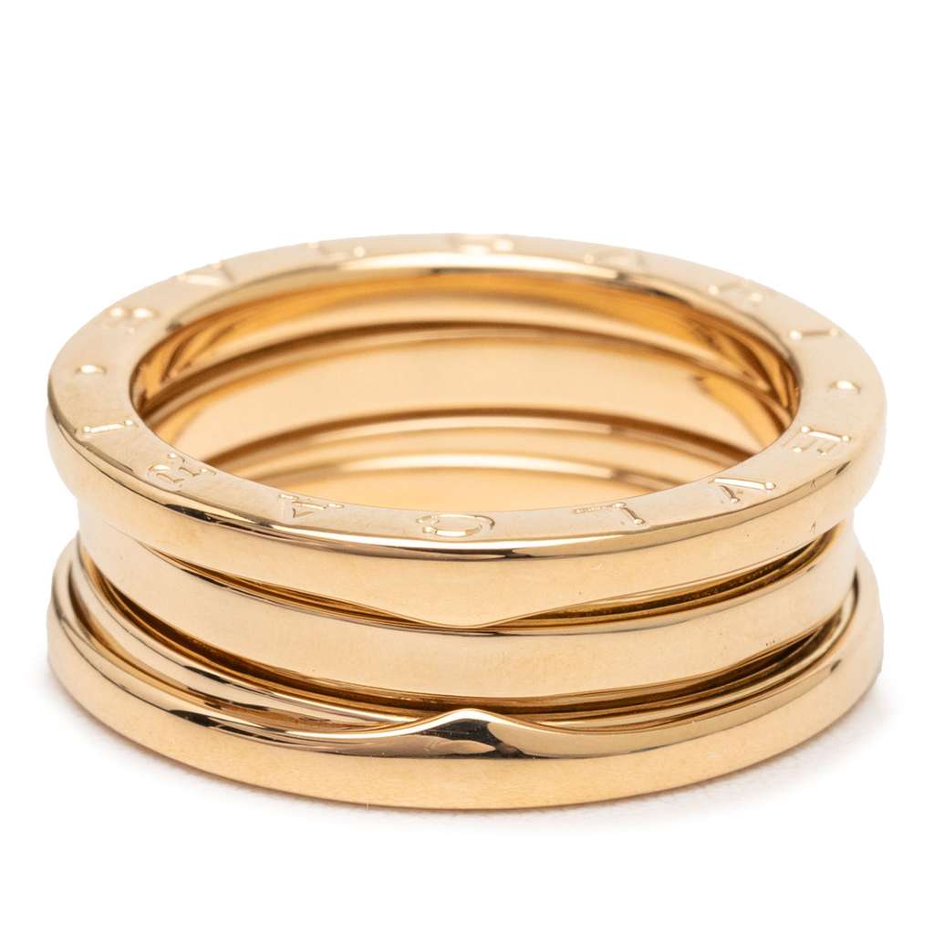 Bvlgari 18K Yellow Gold B.Zero1 Three Band Ring Gold Gold Very good condition - Front View