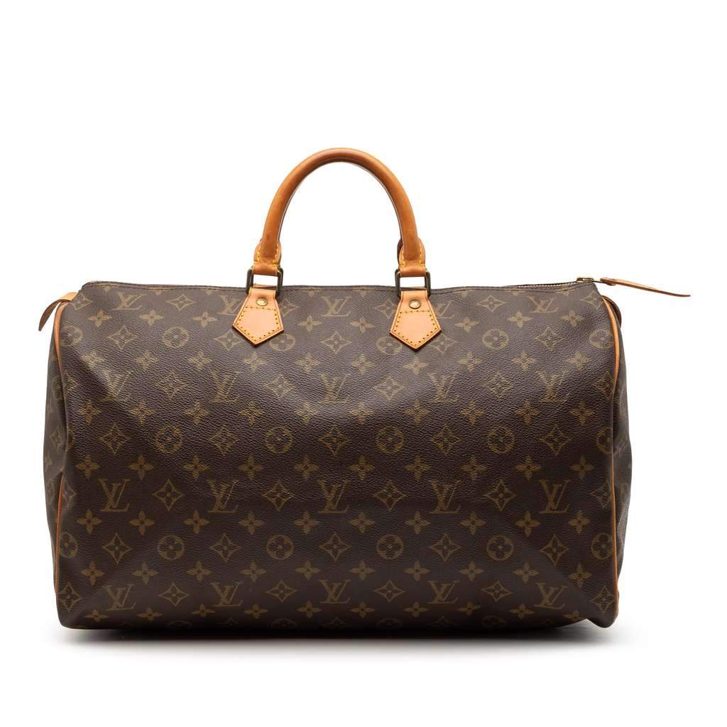 Louis Vuitton Monogram Speedy 40 Brown Good condition - Front View