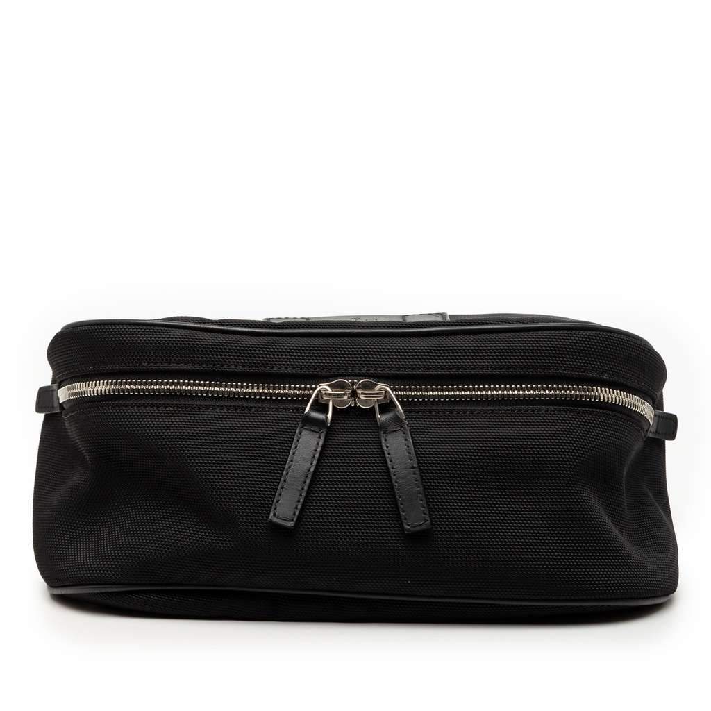 Gucci Nylon Web Belt Bag Black Very good - Front View