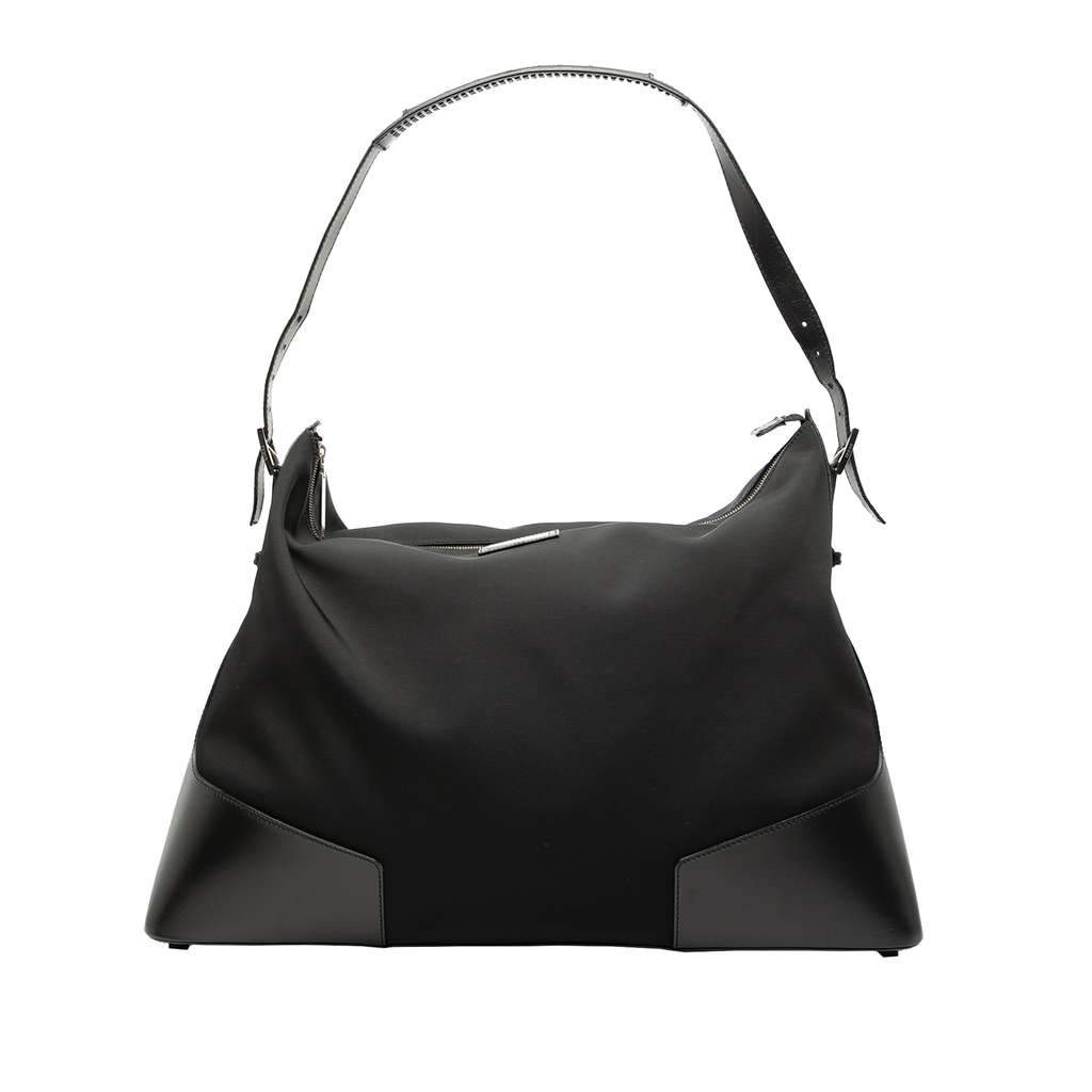 Gucci Nylon Shoulder Bag Black Very good - Front View