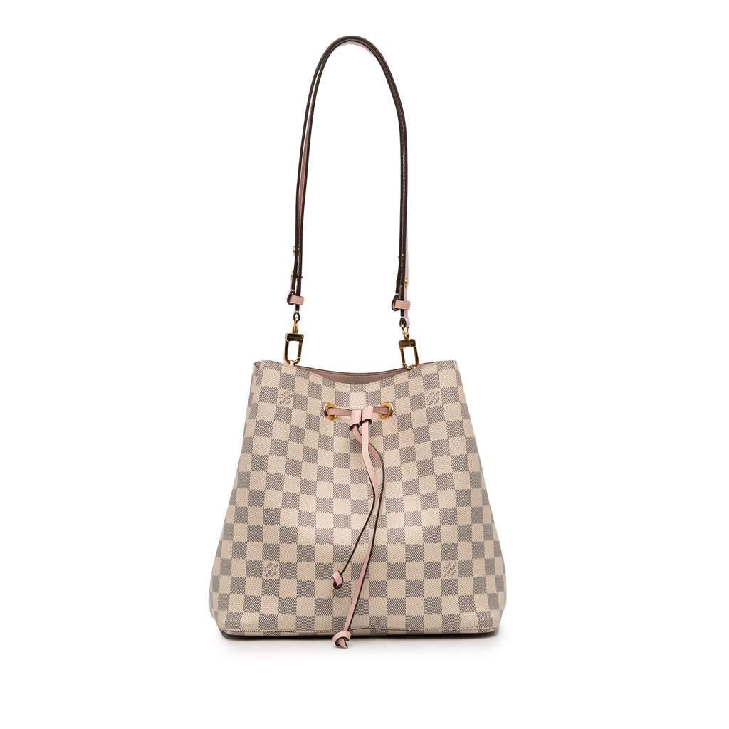 Louis Vuitton Damier Azur Neonoe MM White Very good condition - Front View