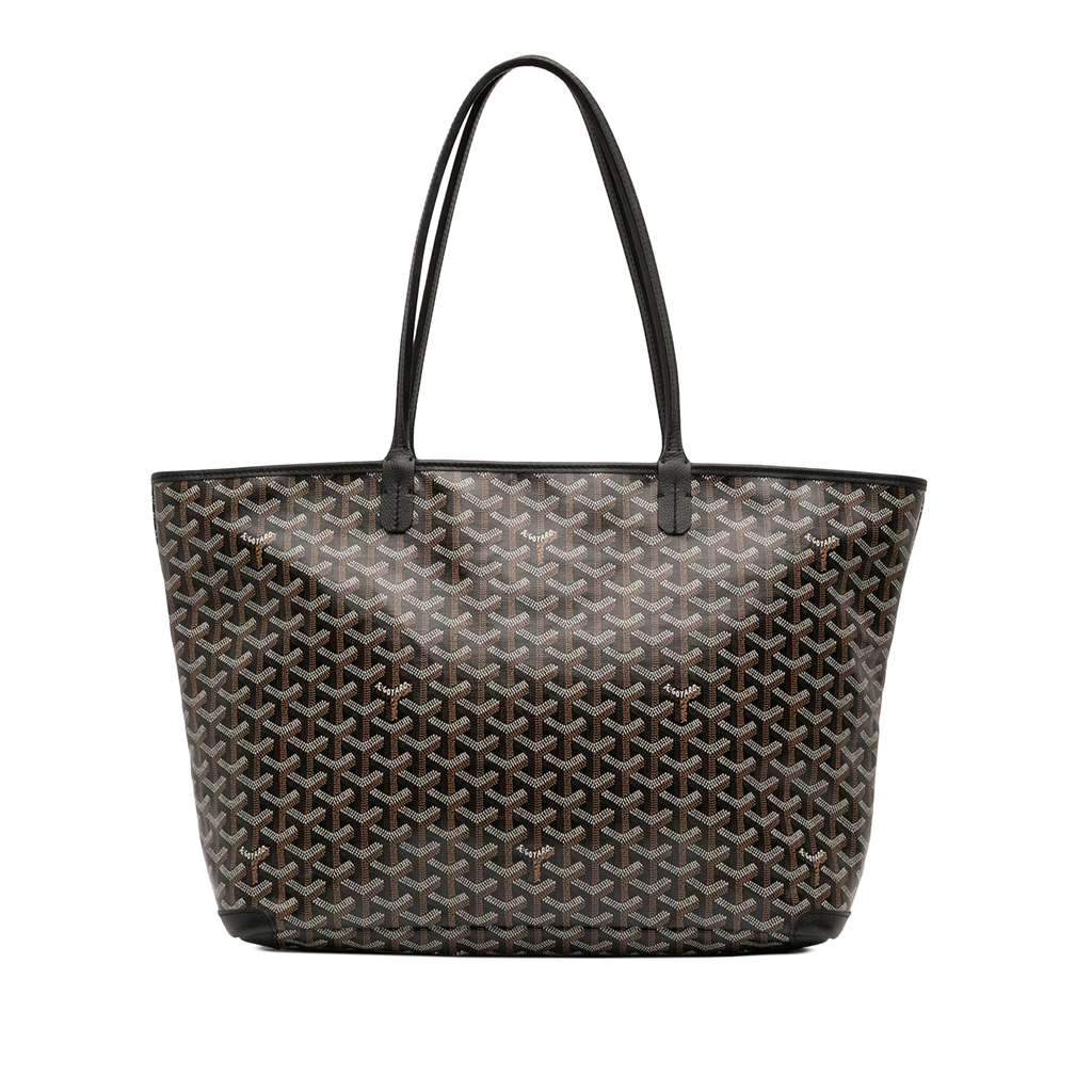 Goyard Goyardine Artois PM Black Canvas Very good condition - Front View