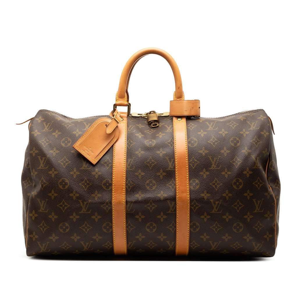 Louis Vuitton Monogram Keepall 45 Brown Very good condition - Front View