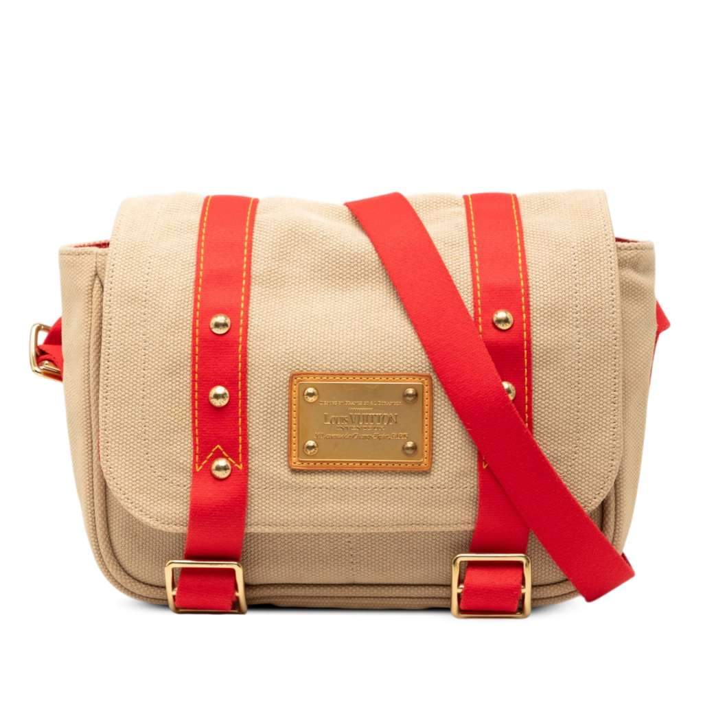 Louis Vuitton Antigua Besace PM Brown Canvas Very good condition - Front View