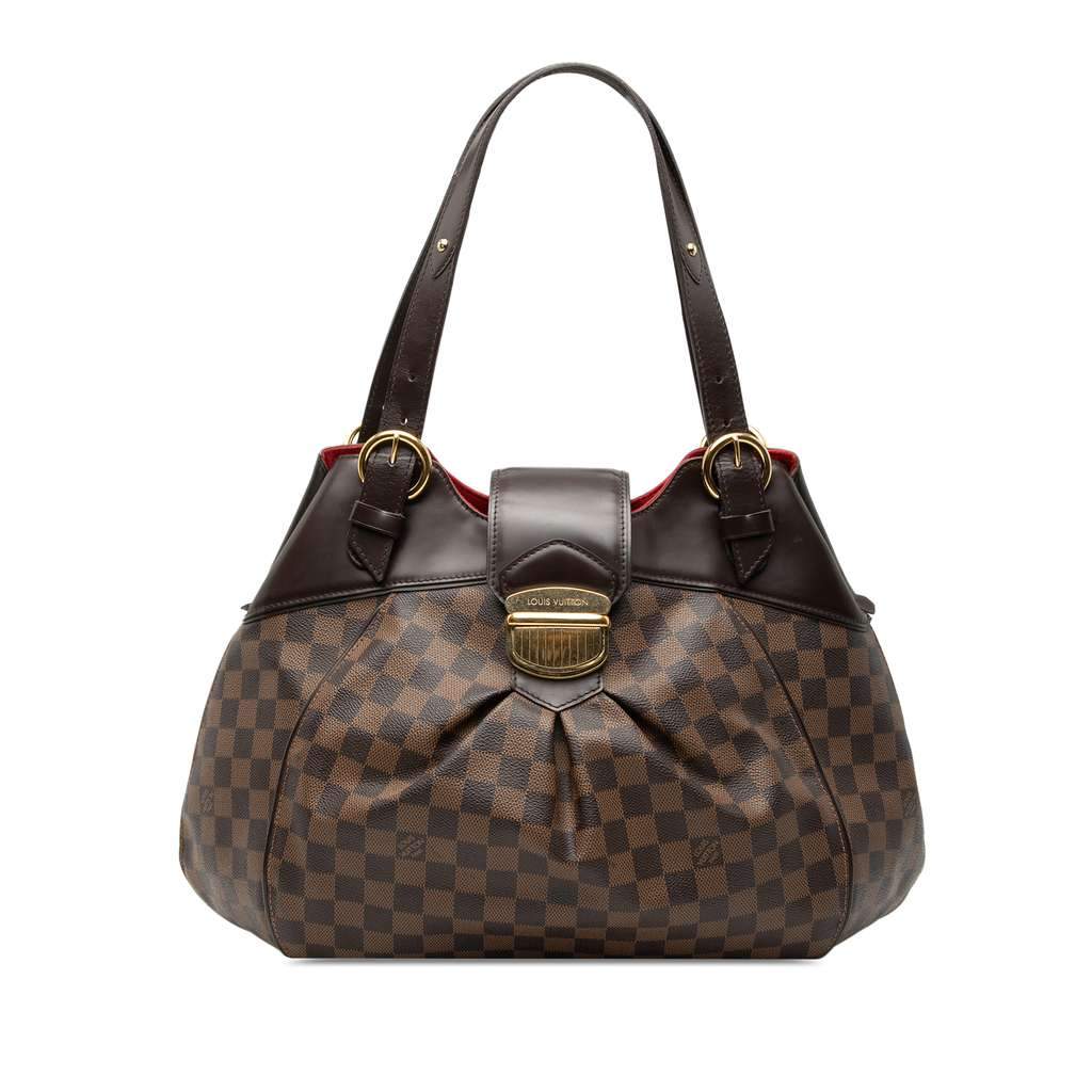 Louis Vuitton Damier Ebene Sistina GM Brown Very good condition - Front View
