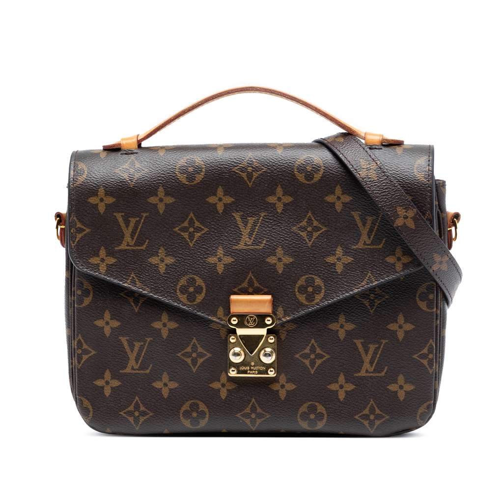 Louis Vuitton Monogram Pochette Metis Brown Very good condition - Front View