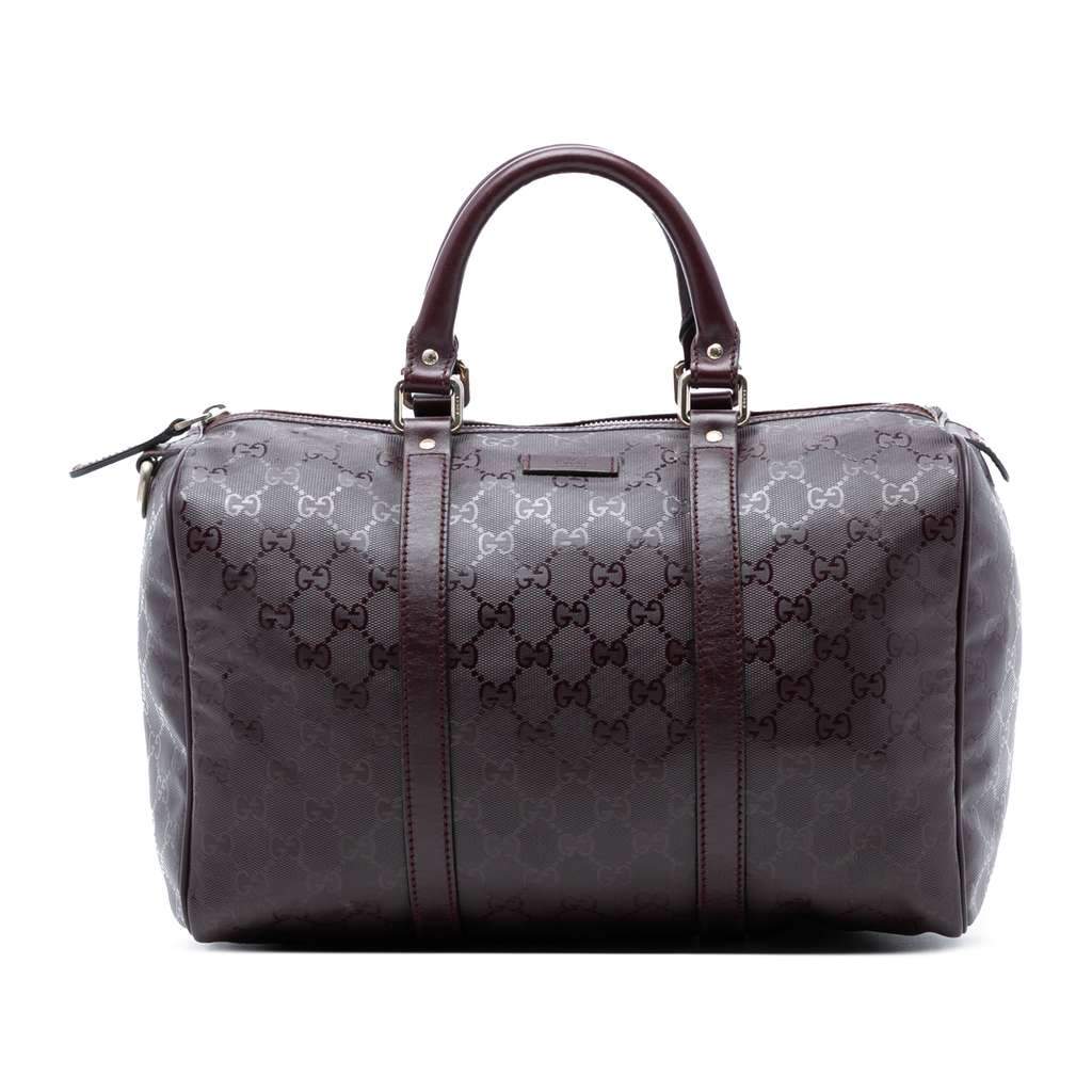 Gucci Medium GG Imprime Joy Boston Bag Purple Canvas Very good condition - Front View