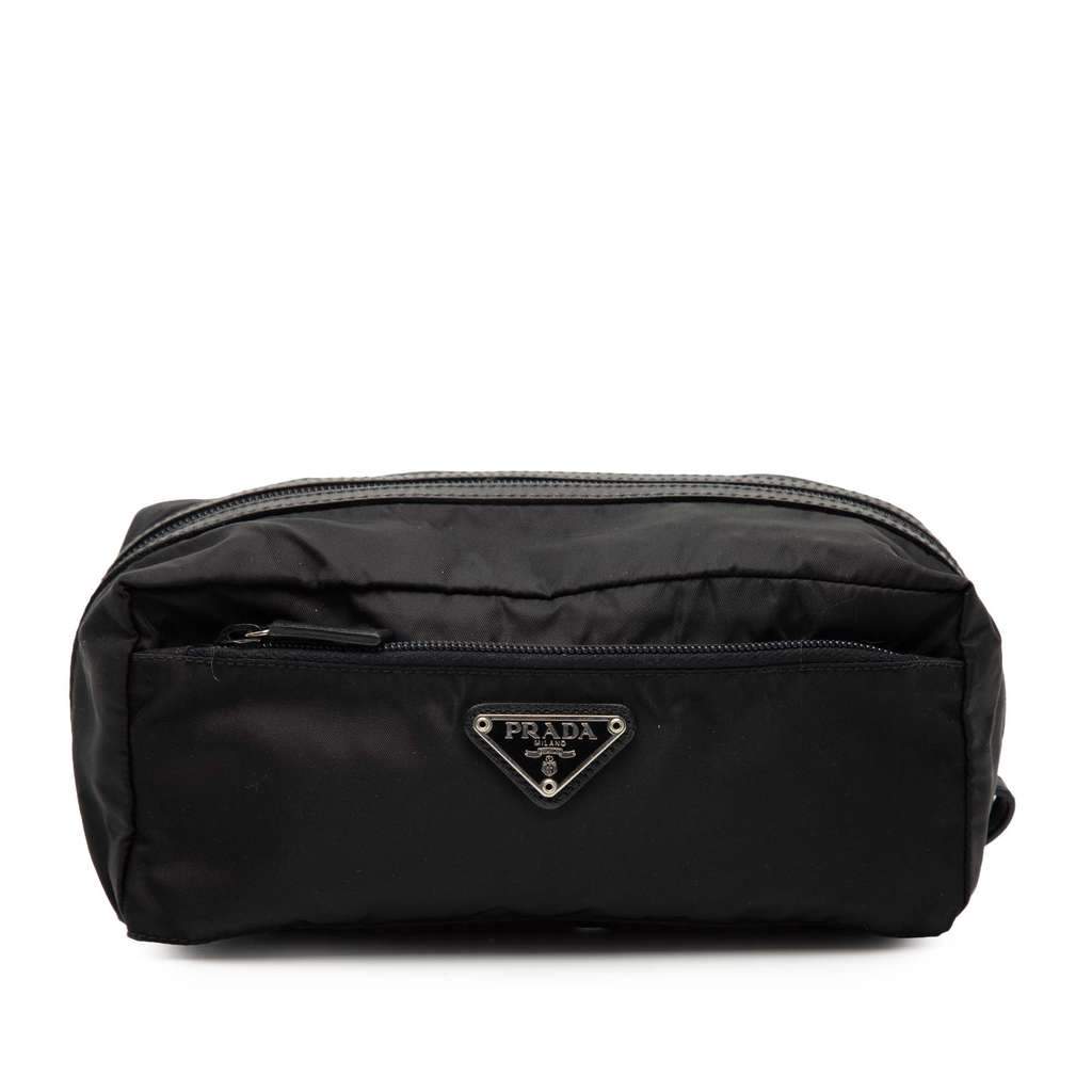 Prada Tessuto Pouch Black Very good condition - Front View