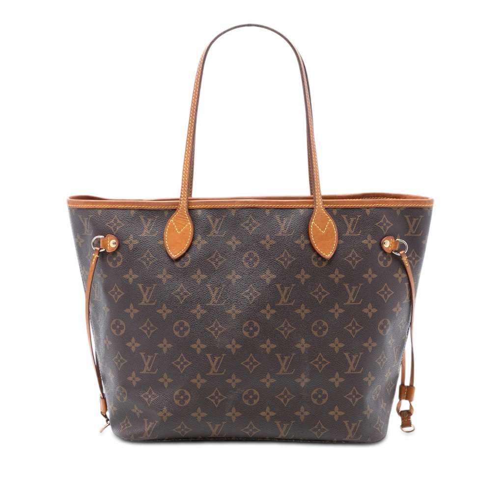 Louis Vuitton Monogram Neverfull MM Brown Very good condition - Front View