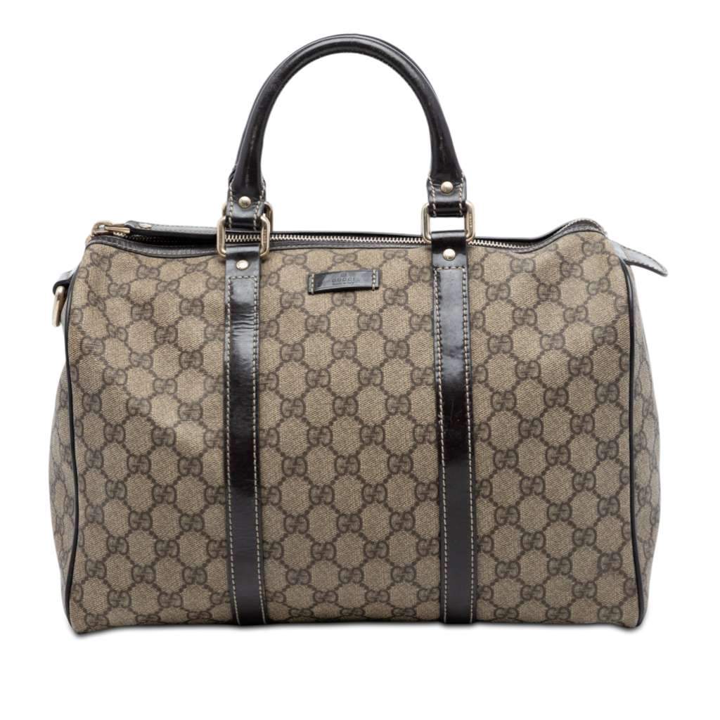 Gucci Medium GG Supreme Joy Boston Bag Beige Very good condition - Front View
