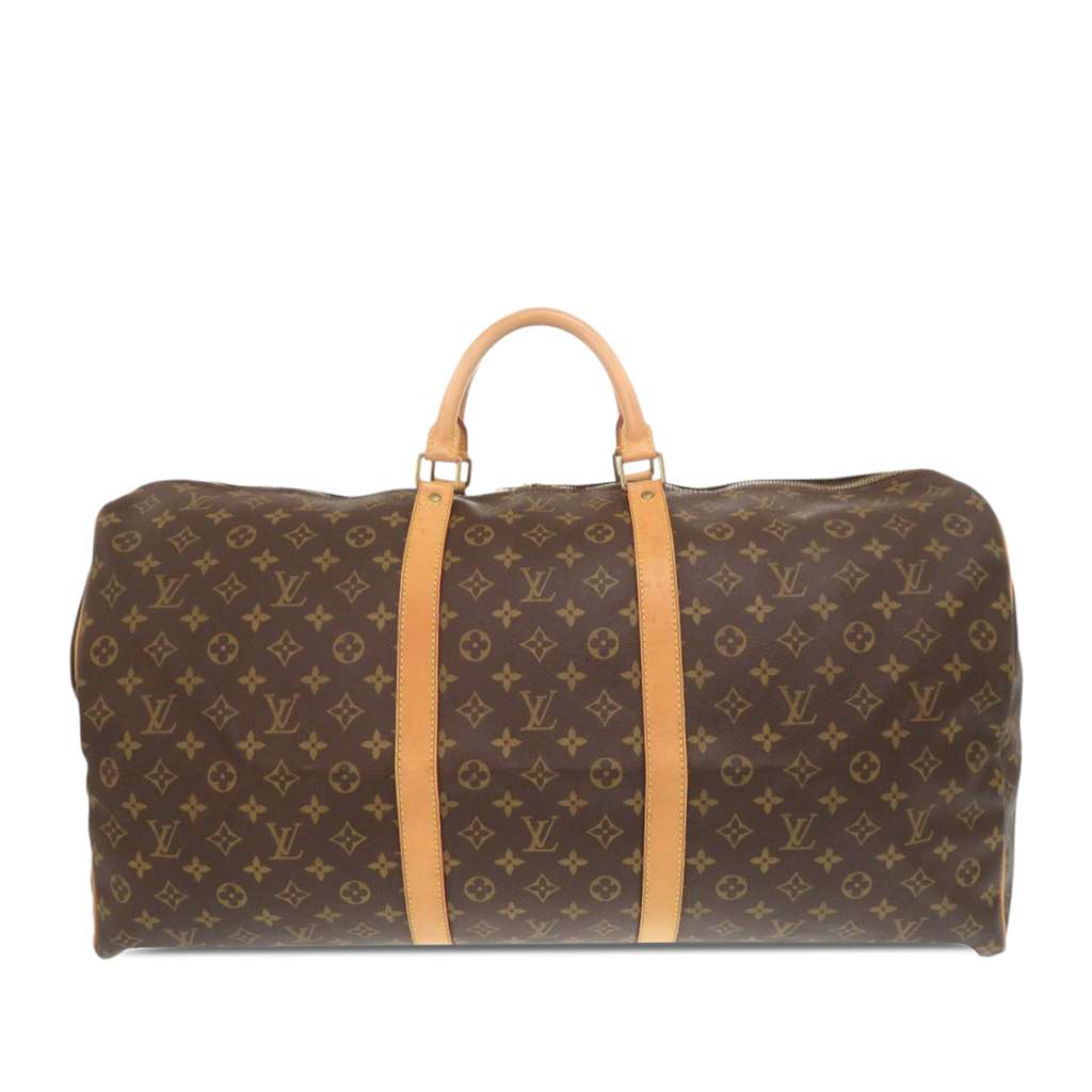 Louis Vuitton Monogram Keepall 60 Brown Very good - Front View