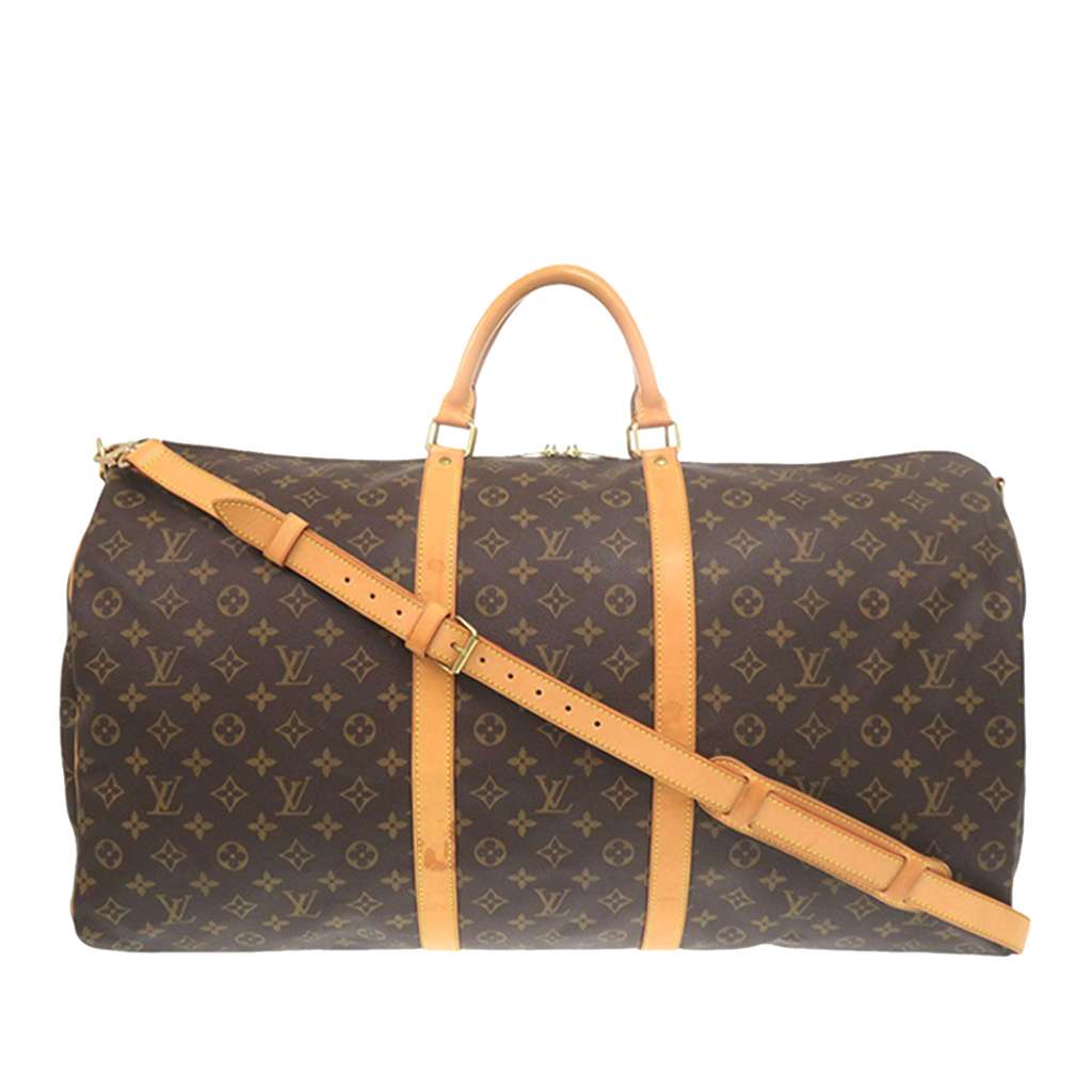 Louis Vuitton Monogram Keepall Bandouliere 60 Brown Very good - Front View