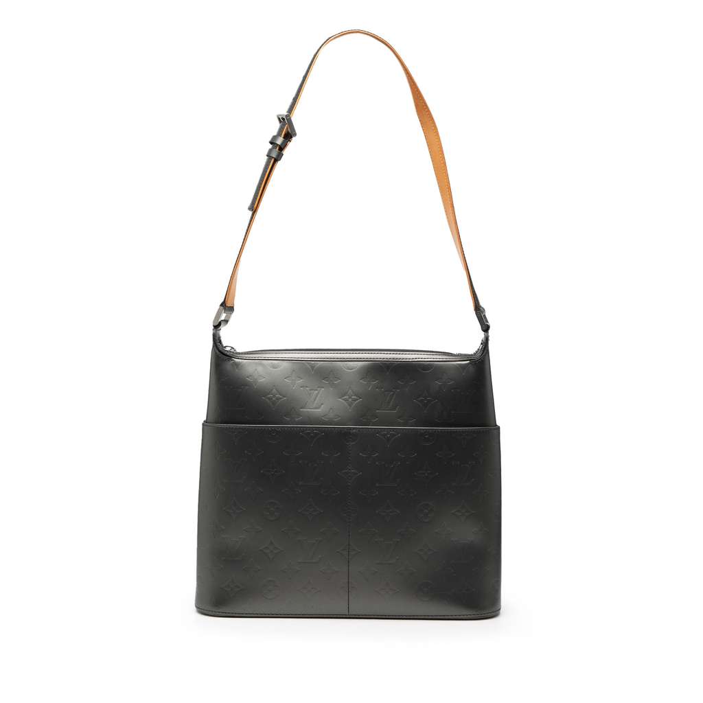 Louis Vuitton Monogram Mat Sutter Grey Leather Very good condition - Front View