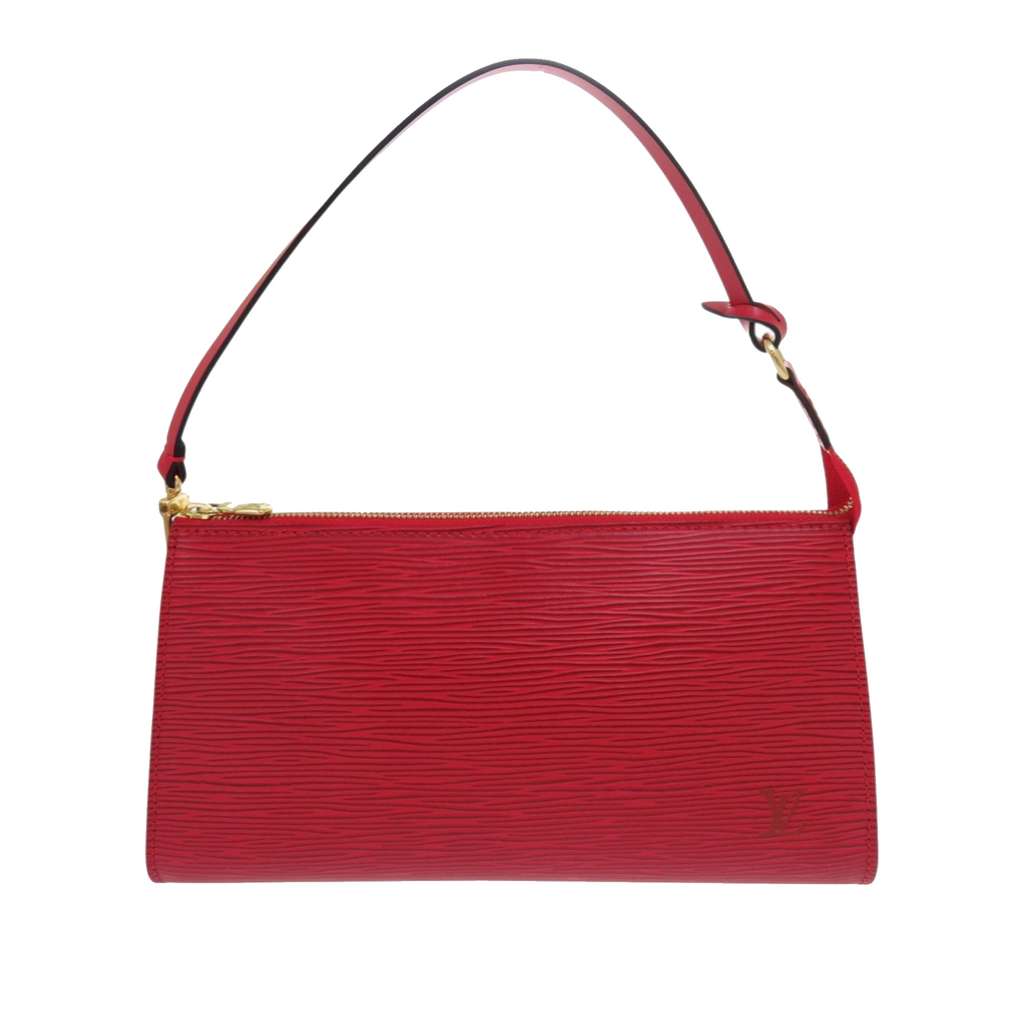 Louis Vuitton Epi Pochette Accessoires Red Leather Very good condition - Front View