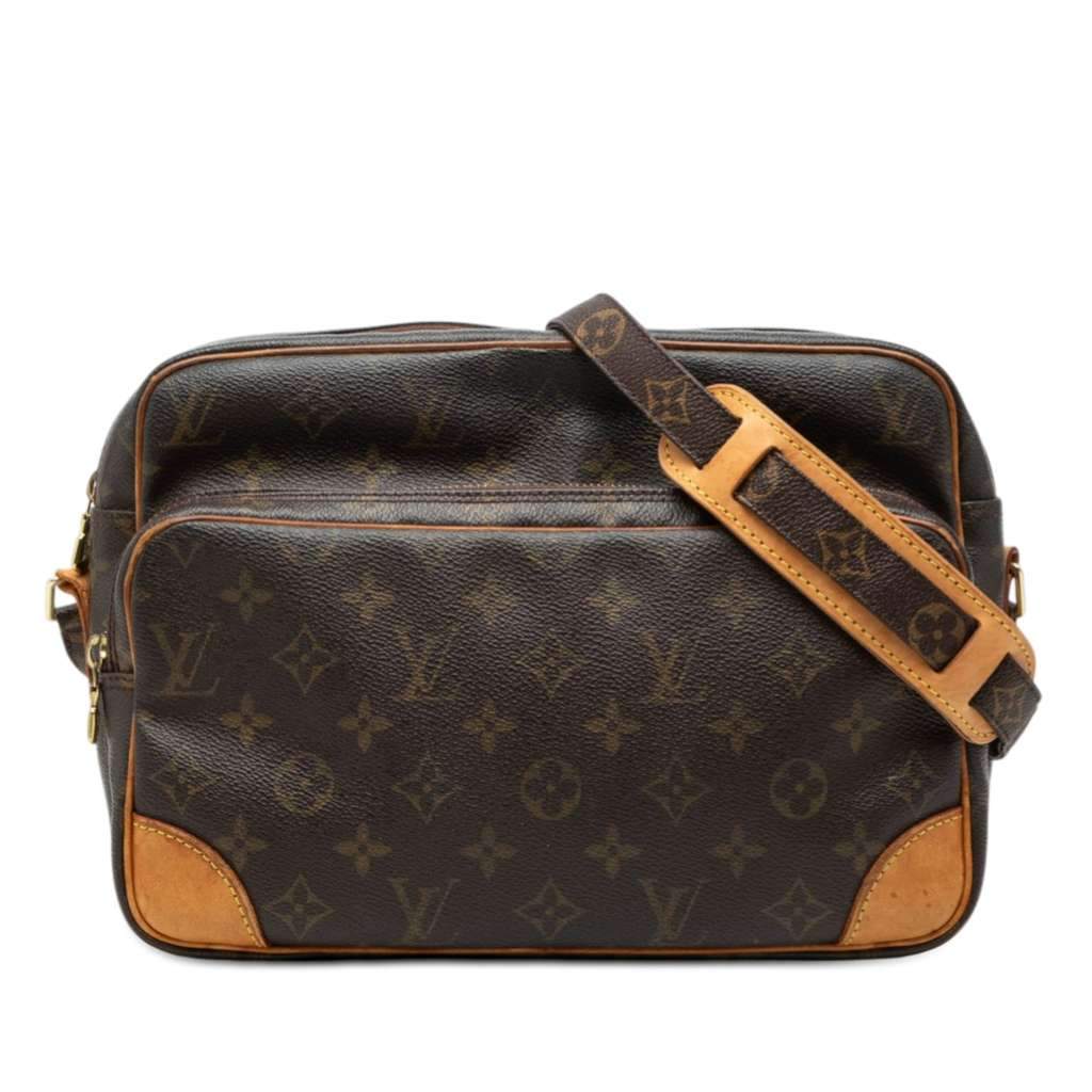 Louis Vuitton Monogram Nil Crossbody Brown Good - Front View