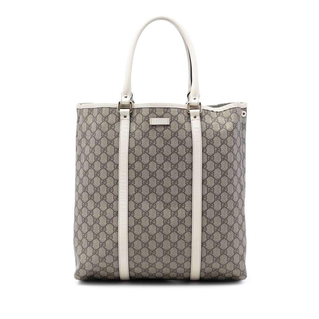 Gucci GG Supreme Joy Vertical Tote Beige Very good condition - Front View