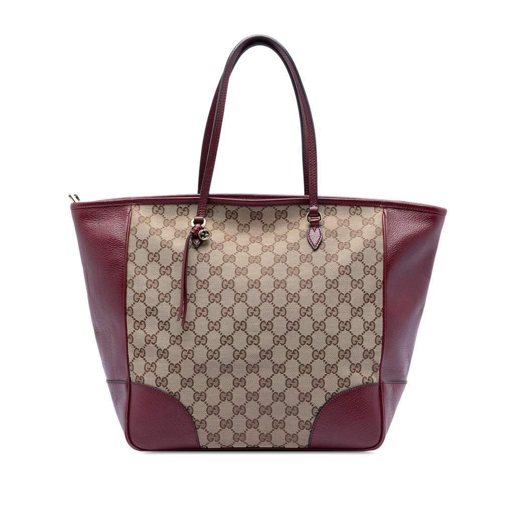 Gucci GG Canvas Bree Tote Beige Very good condition - Front View