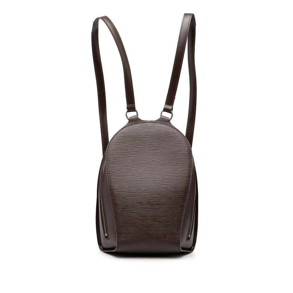 Louis Vuitton Epi Mabillon Brown Leather Very good condition - Front View