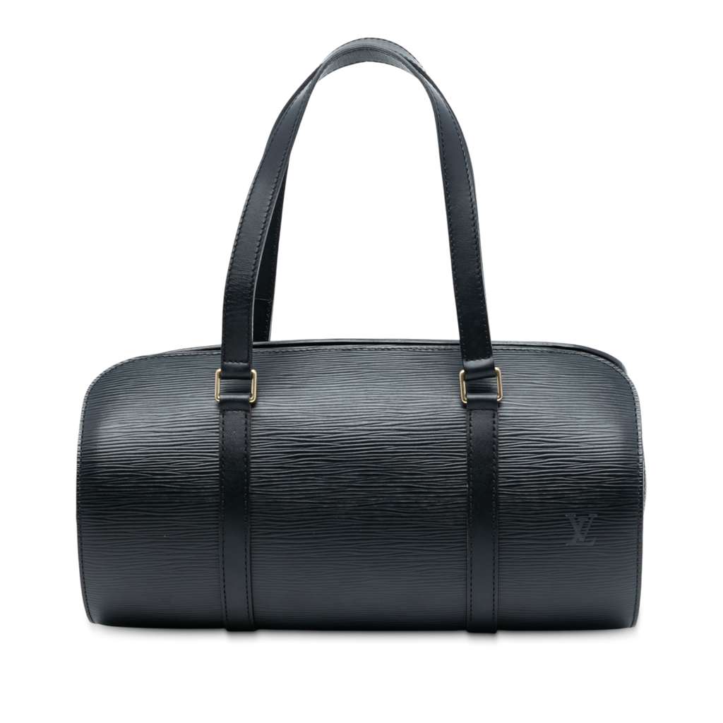 Louis Vuitton Epi Soufflot Black Leather Very good condition - Front View