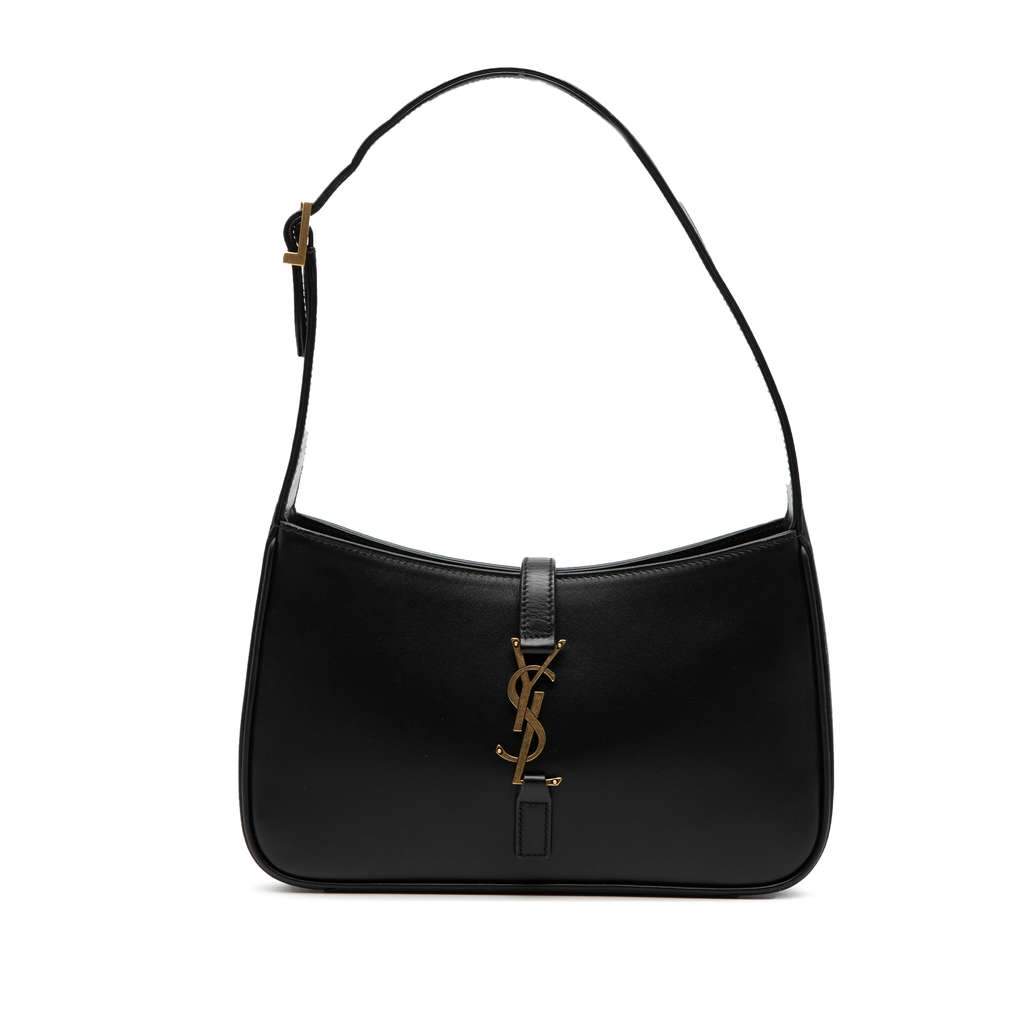 Saint Laurent Smooth Calfskin Le 5 a 7 Black Leather Very good condition - Front View