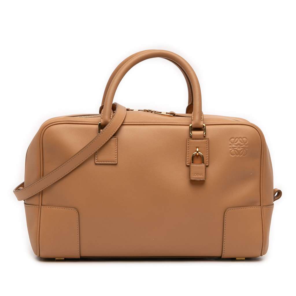 Loewe Leather Amazona 28 Brown Leather Very good condition - Front View
