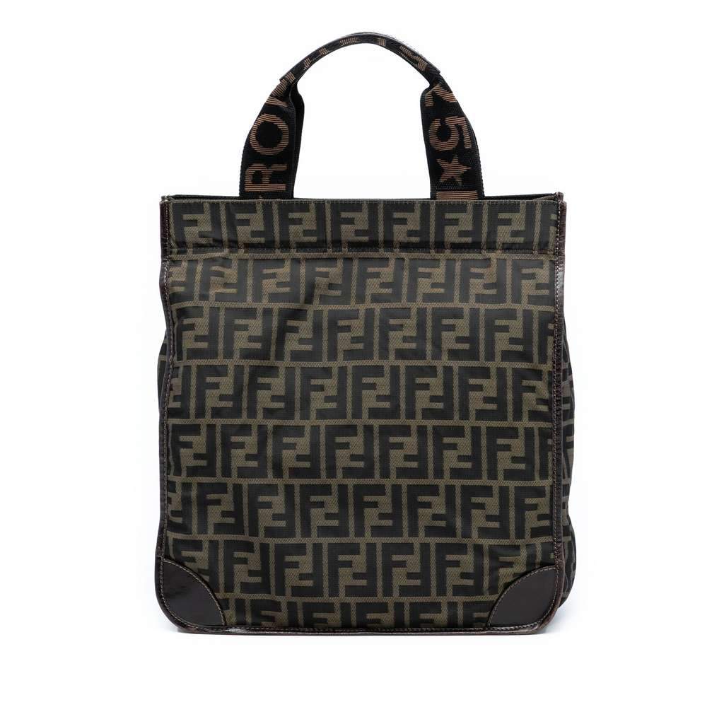 Fendi Zucca Canvas Shopping Tote Brown Canvas Very good condition - Front View