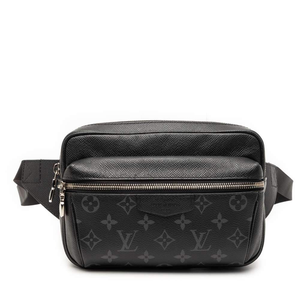 Louis Vuitton Monogram Eclipse Outdoor Bumbag Black Very good condition - Front View
