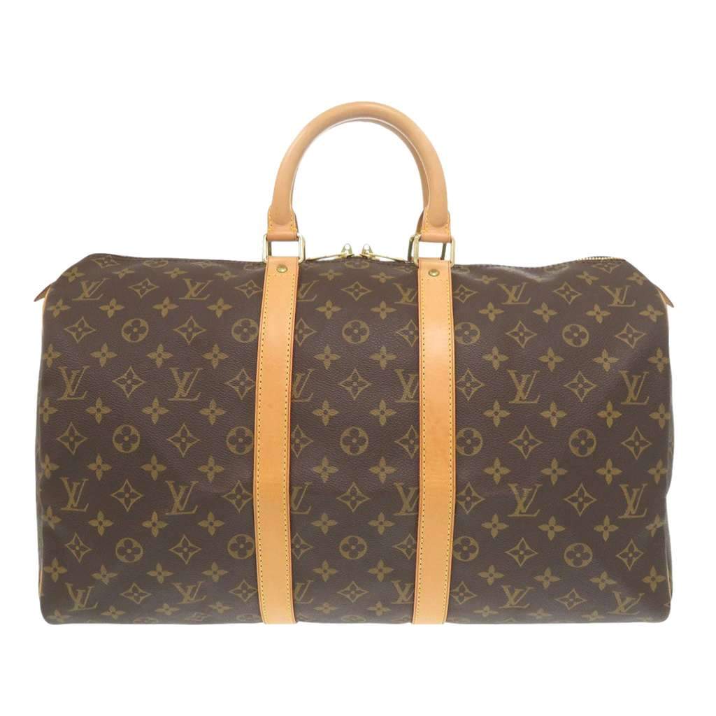 Louis Vuitton Monogram Keepall 45 Brown Very good - Front View