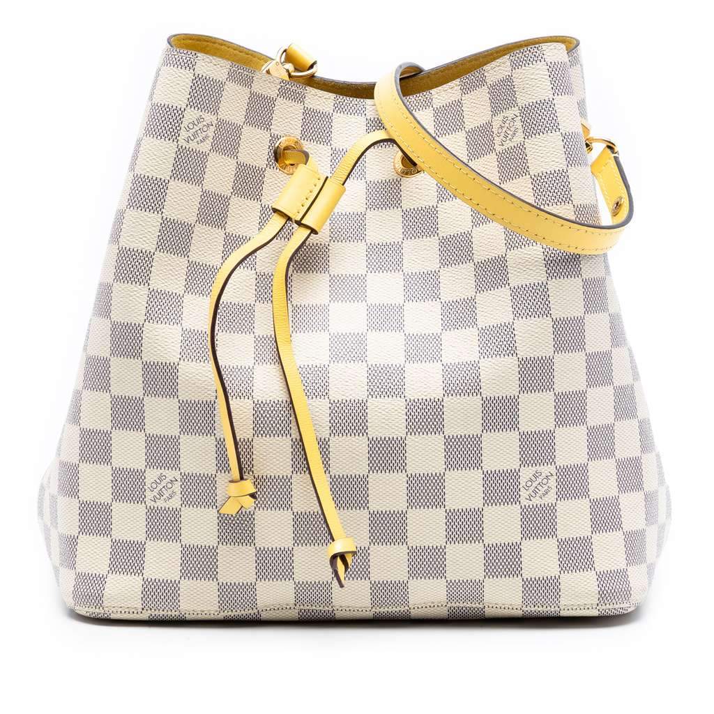 Louis Vuitton Damier Azur Neonoe MM White Very good condition - Front View