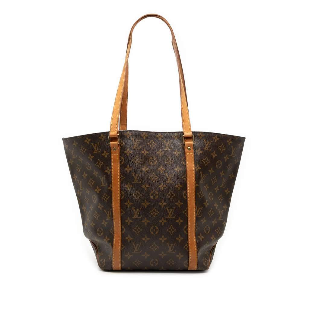 Louis Vuitton Monogram Sac Shopping Brown Good condition - Front View