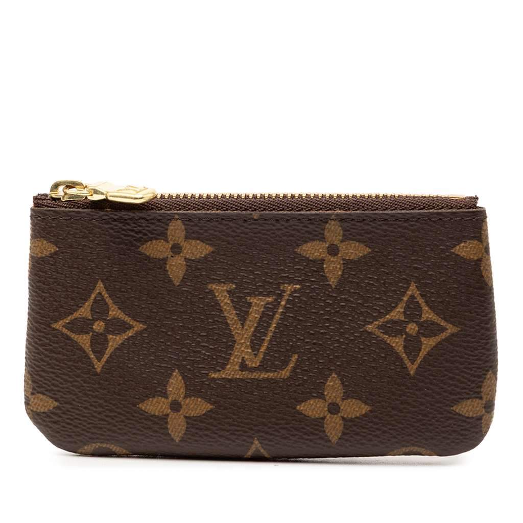 Louis Vuitton Monogram Key Pouch Brown Very good condition - Front View