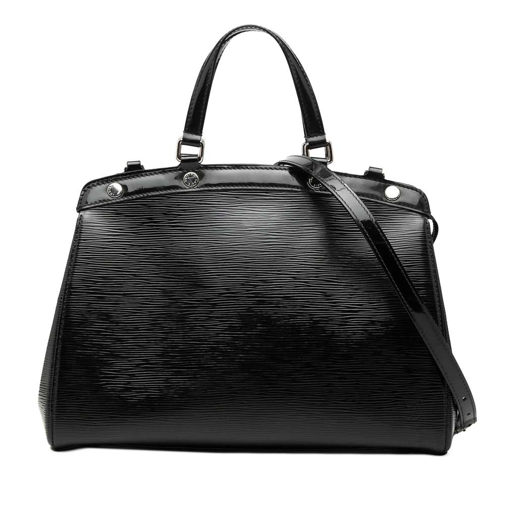Louis Vuitton Electric Epi Brea MM Black Leather Good - Front View