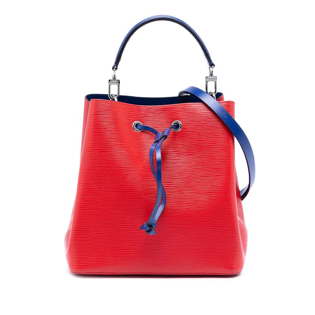 Louis Vuitton Epi NeoNoe MM Red Leather Very good - Front View