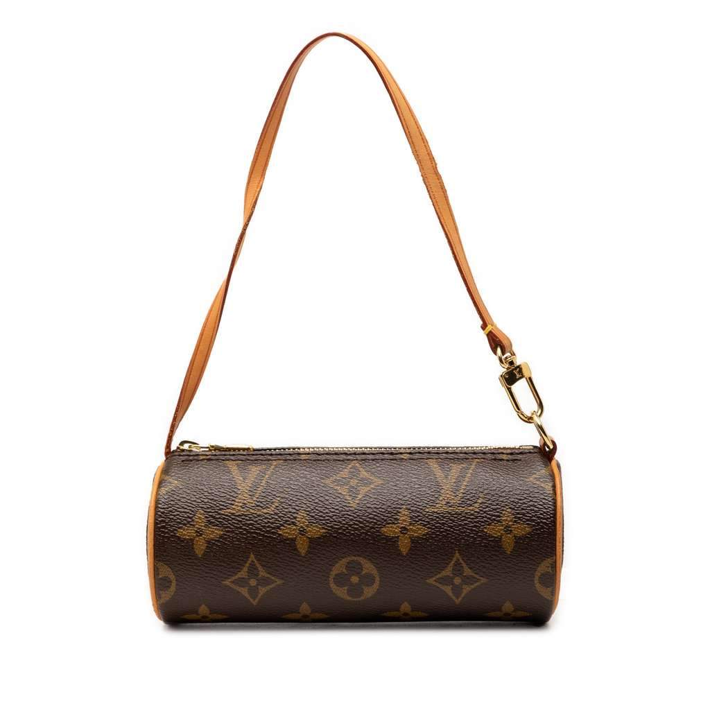 Louis Vuitton Monogram Papillon Pochette Brown Very good condition - Front View