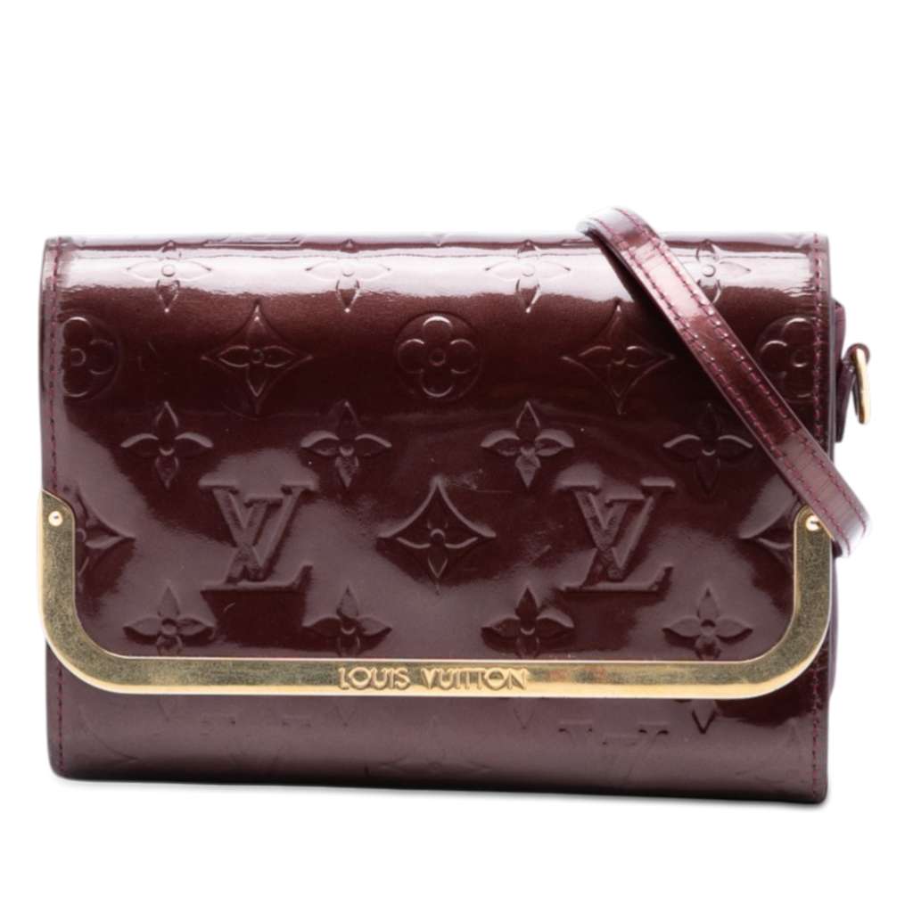 Louis Vuitton Monogram Vernis Rossmore PM Red Leather Very good condition - Front View
