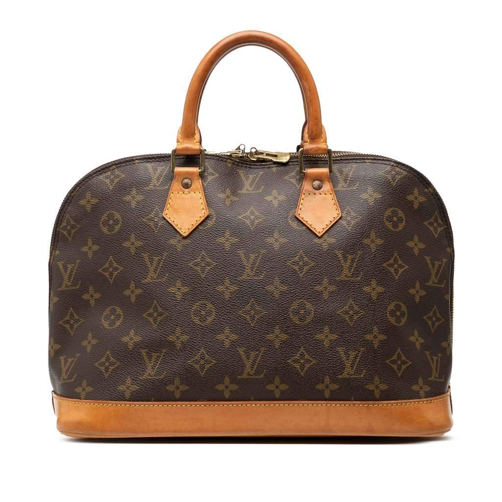Louis Vuitton Monogram Alma PM Brown Very good - Front View