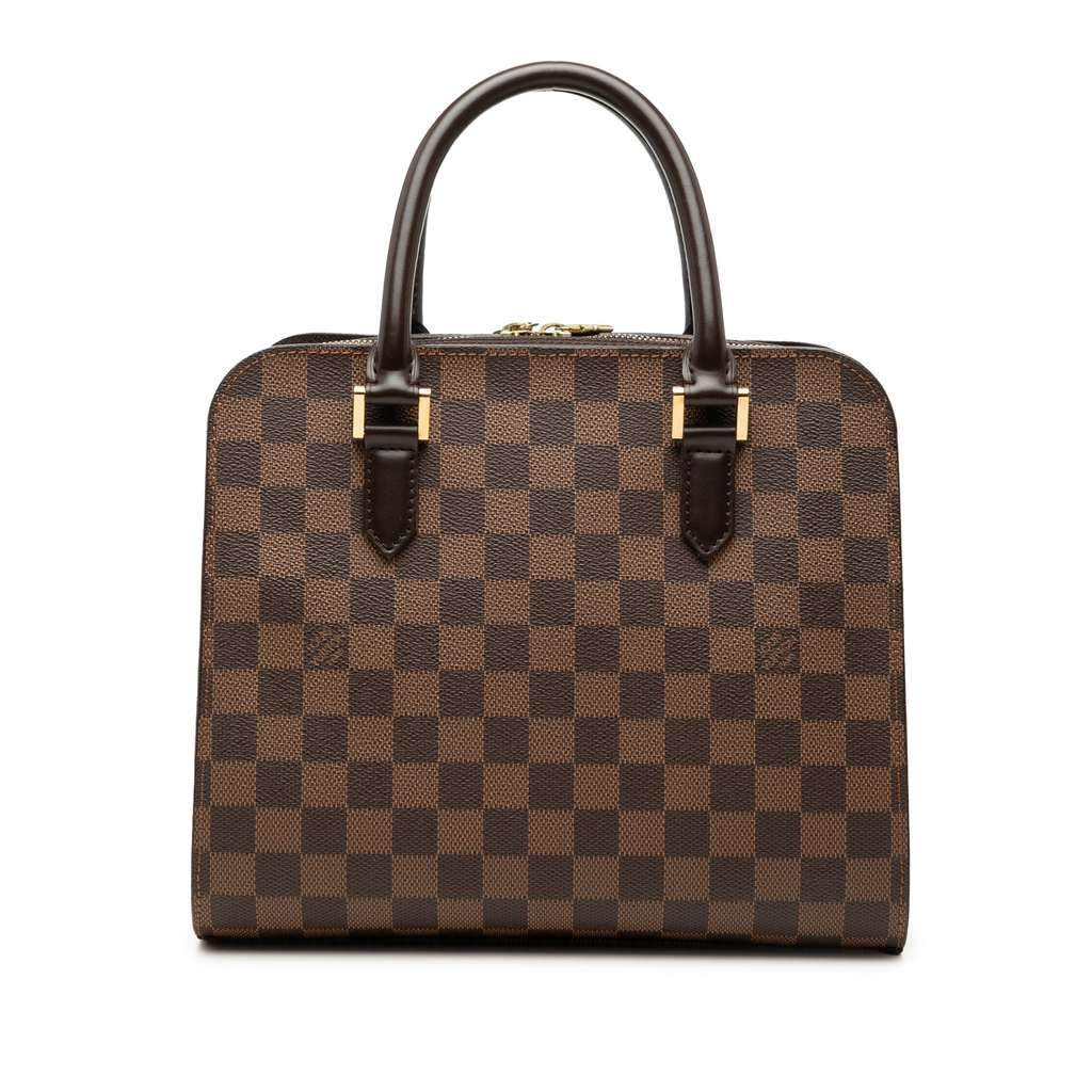 Louis Vuitton Damier Ebene Triana Brown Good - Front View