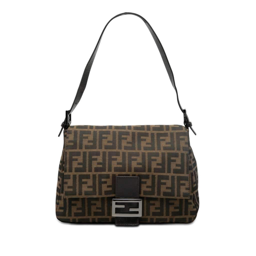 Fendi Zucca Canvas Mamma Forever Brown Canvas Good condition - Front View