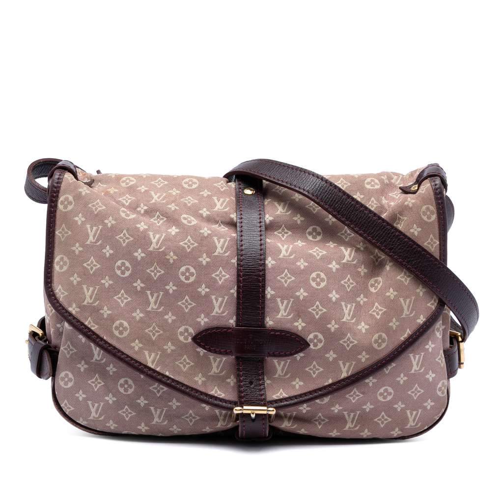 Louis Vuitton Monogram Idylle Saumur 30 Pink Canvas Very good condition - Front View