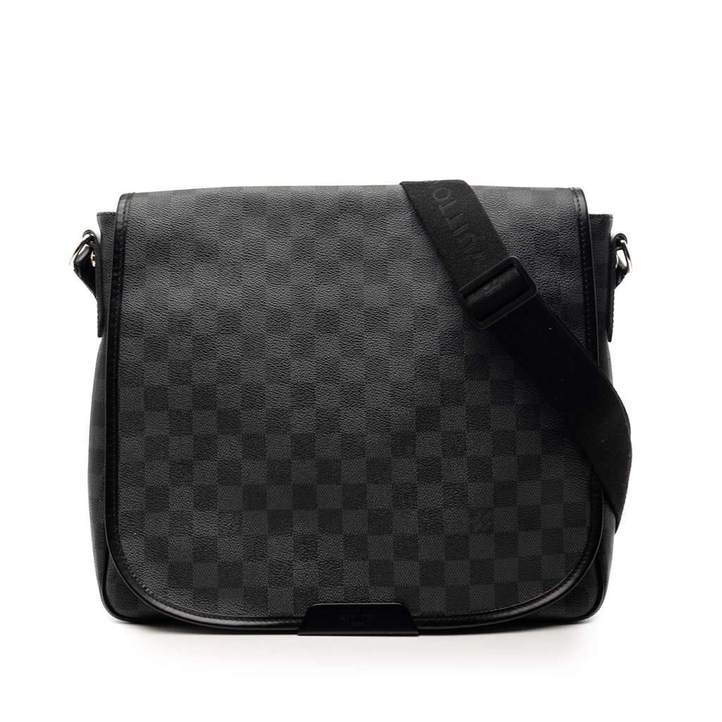 Louis Vuitton Damier Graphite Daniel MM Black Very good condition - Front View