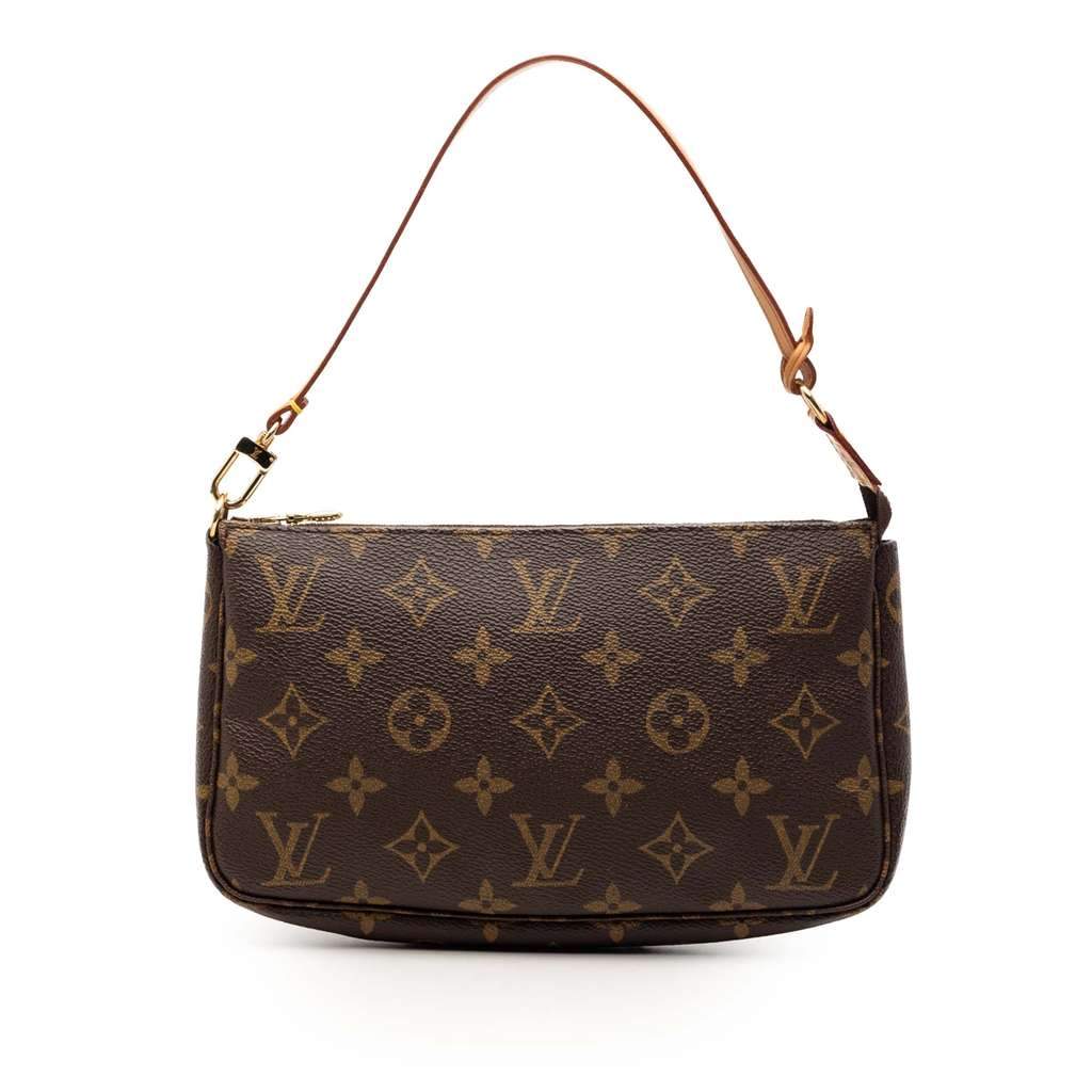 Louis Vuitton Monogram Pochette Accessoires Brown Very good condition - Front View