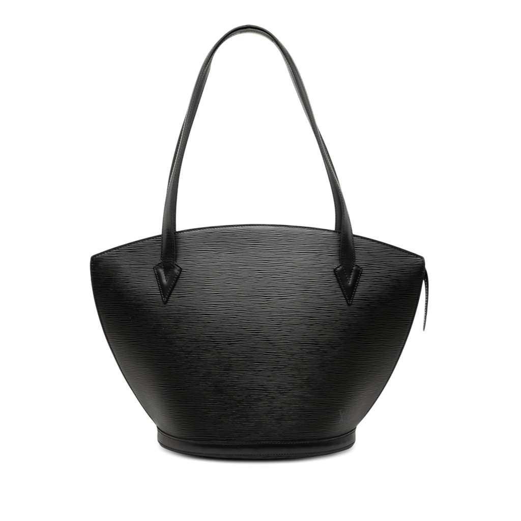 Louis Vuitton Epi Saint Jacques GM Long Strap Black Leather Good - Front View