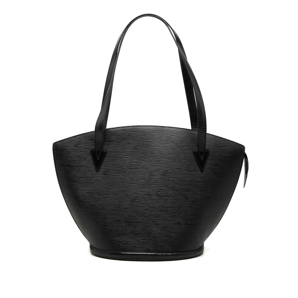 Louis Vuitton Epi Saint Jacques GM Long Strap Black Leather Good - Front View