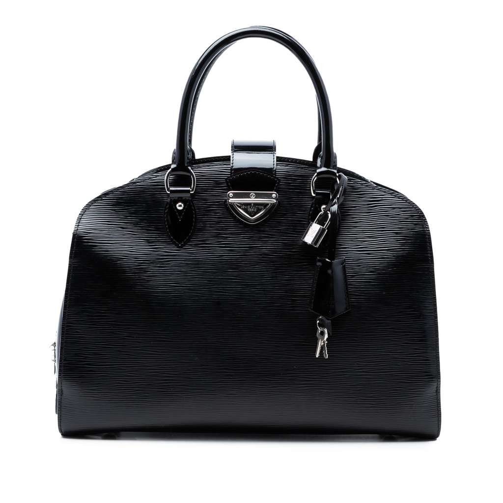 Louis Vuitton Electric Epi Pont Neuf GM Black Leather Very good condition - Front View