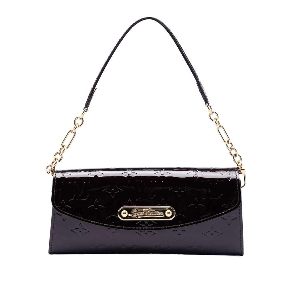 Louis Vuitton Monogram Vernis Sunset Boulevard Purple Leather Very good condition - Front View