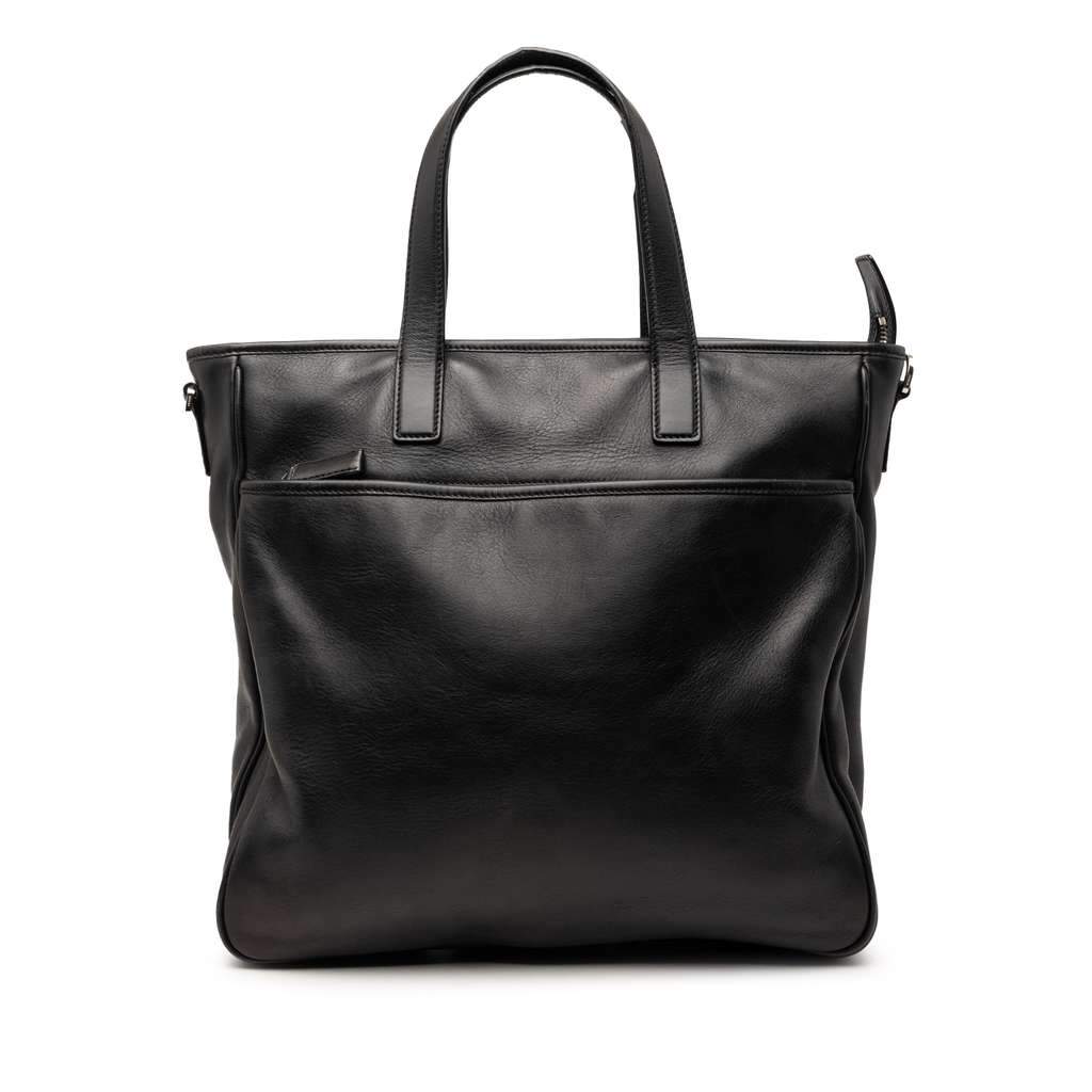 Prada Leather Satchel Black Leather Very good condition - Front View