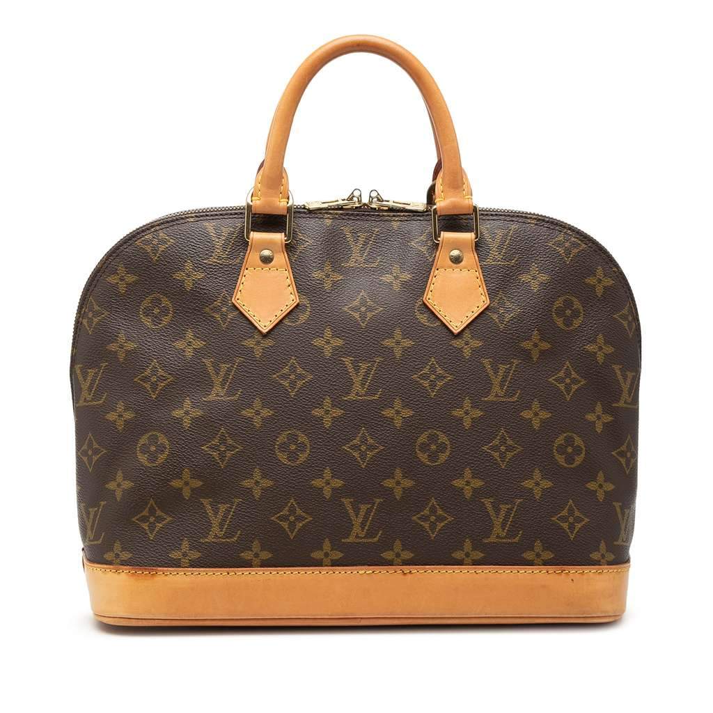Louis Vuitton Monogram Alma PM Brown Very good - Front View