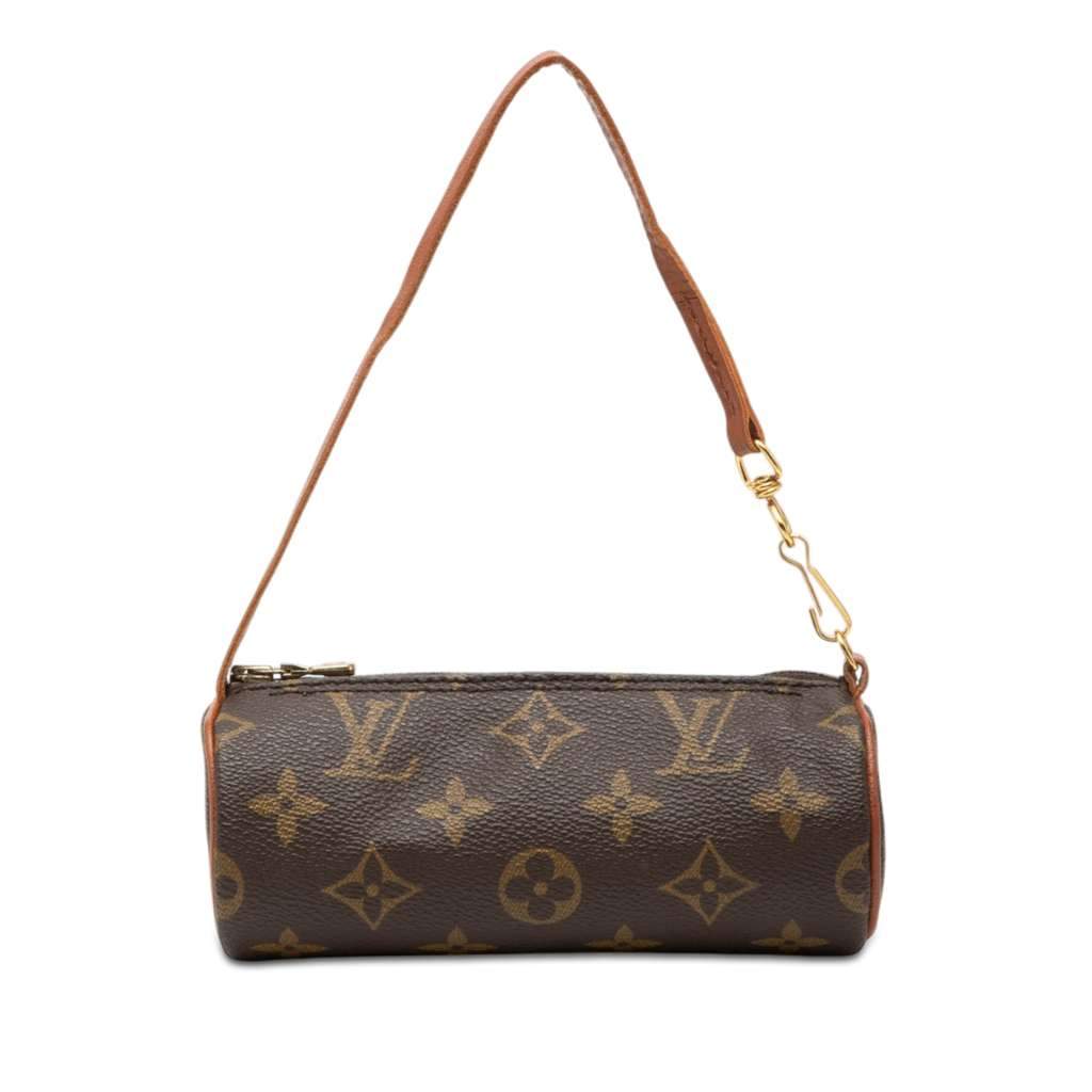 Louis Vuitton Monogram Papillon Pochette Brown Very good - Front View